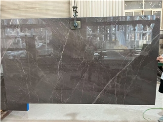 Turkey Hermès Gray  Marble Slabs For Decoration