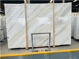Natural White Ajax Gold Marble Slabs