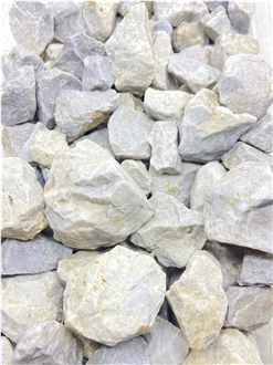 Off-White Dolomite Crushed Stone