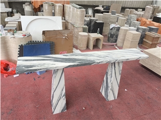 Arabescato Marble Custom Table Decorative Furniture