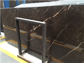 Chinese Gold-Mottled Marble Slabs