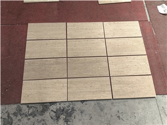 Iran Beige Travertine Tiles For Home Decor