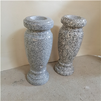 Barre Grey Granite Cemetery Vases Monumental Vase