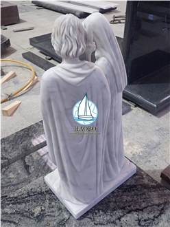 Holy Family Carved Monumental Sculpture