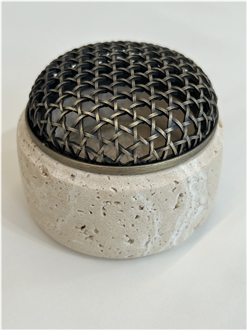 Beige Travertine Aromatherapy Bowl