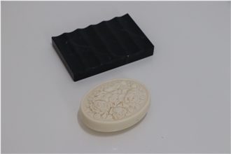 Black Marquina Marble Soap Dish Bath Accessories