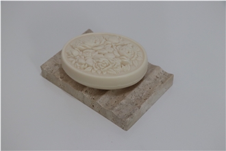 Travertine Soap Holder Bath Accessories