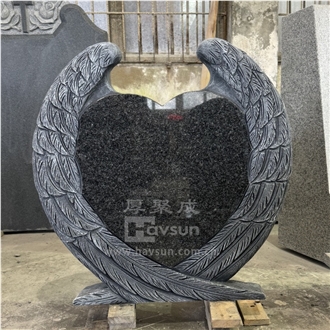 Beida Green Wings Holding Heart Memorial Single Monument