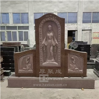 Granite Open Hand Mary Monument For USA