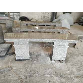 Granite Stone Curved Urban Bench Garden Bench