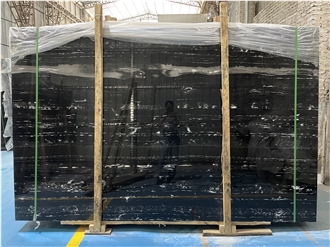 Silver-White Dragon Polished Marble Slabs