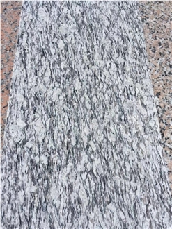 Spray White Granite Slabs