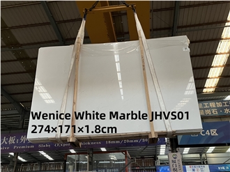 Wenice White Marble Slabs