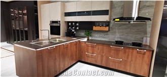 Angola Black Granite Residential Kitchen Countertop