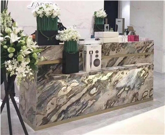 Blue Quartzite Commercial Counters