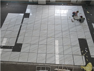 YUANDA Bianco Lasa White Marble Tiles Wholesale