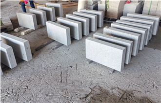 G603 Granite Block Steps, Garden Stepping Stone