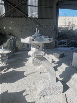 G603 Granite Rankei Lantern Garden Ornament