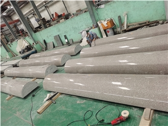 Indian Red Granite Solid Column