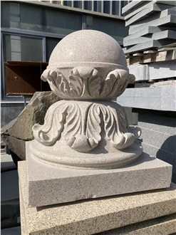 Indian Red Granite Solid Column