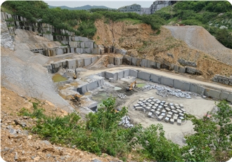 Goheung Grey Granite Stone Quarry