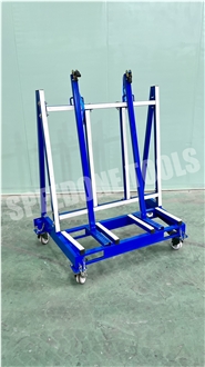 Customized Single-Sided A-Frame Transport Rack Trolley