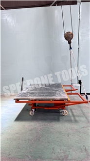 Heavy-Duty Stone Slab Transport Cart -A