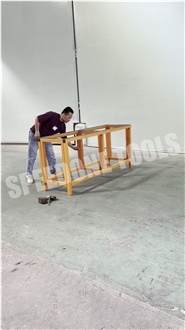 Stone Slab Working Table (Left And Right Split) - H Type