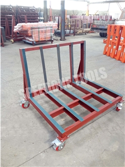 Wheeled Storage Rack For Cut-To-Size Slabs