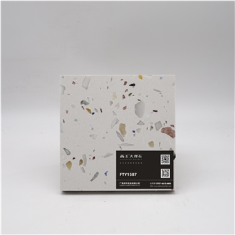 Indoor Commercial Decoration Resin Terrazzo Floor Tiles