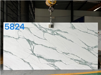 Quartz Slabs-5006 Calacatta Emerald