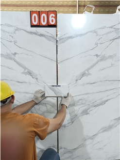 Quartz Slabs-7002 Calacatta Crema PD