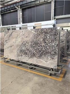 China Purple Polished Sintered Stone Slabs