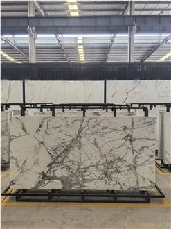 China White Artificial Sintered Stone Slabs