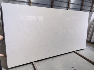Carrara White Quartz Slabs