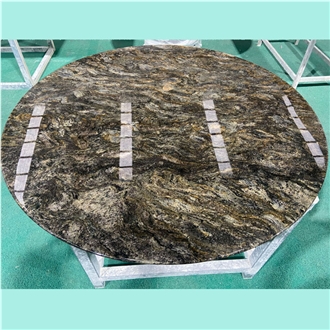 Luxury Beautiful Natural Metallic Granite Table Top