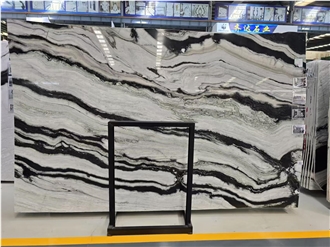 China Panda White Marble Slabs