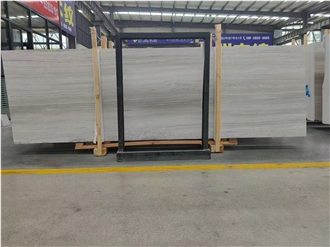 High Quality Chinese White Wood Marble Slabs