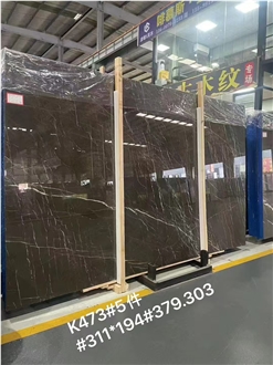 Hot Sales Big Size China Coffee Mousse Marble Slabs