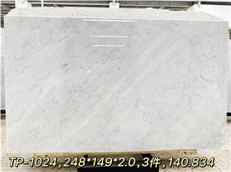 Italian Carrara White Marble Available Slabs  Wall Tiles