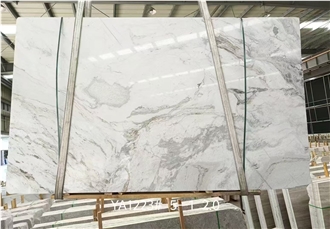 New North Pearl White Marble Slab Tiles