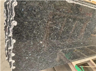 Old Emerald Pearl Norway Quarry Polished Granite  Slabs