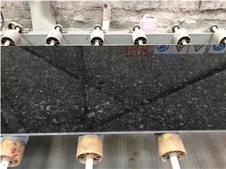 Popular Polished Angola Black Granite Slabs
