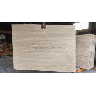 Ivory White Travertine Slab & Tiles