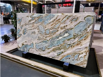 Maldives Blue Marble Slabs