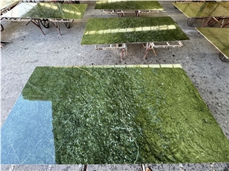 Verde Ming Green Marble Slabs