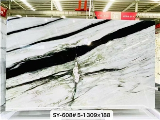 China Panda White Marble Slabs