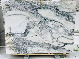 Picasso White Marble Slabs