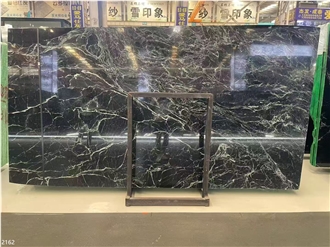 Spider Green Marble Slabs Rajasthan Dark Green Stone