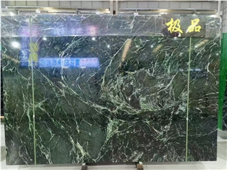 Spider Green Marble Slabs, Rajasthan Forest Green Marble Slabs